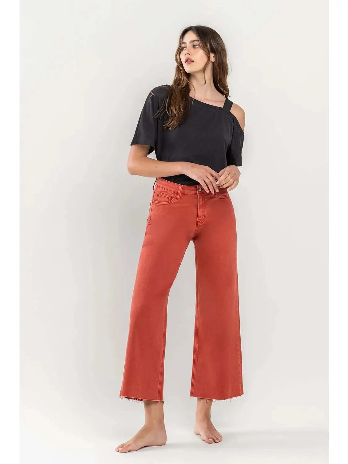 Olivia Vintage High Rise Crop Jean