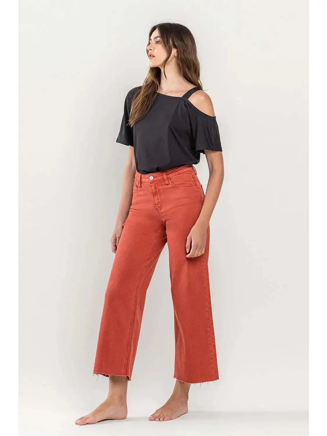 Olivia Vintage High Rise Crop Jean