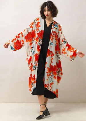 One Hundred Stars Acer Lange Kimono Rood