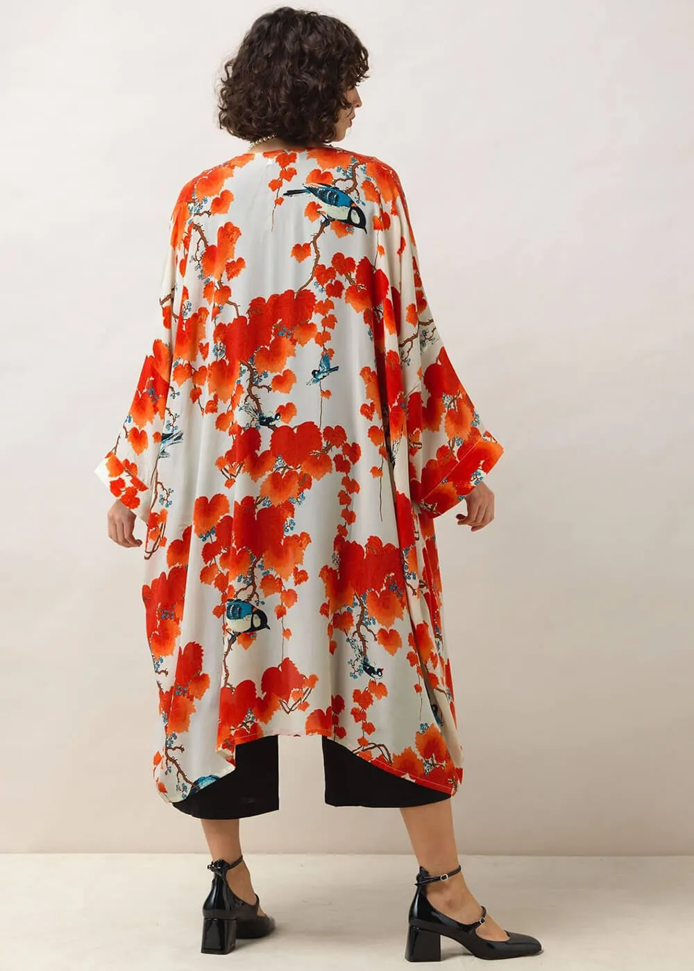 One Hundred Stars Acer Lange Kimono Rood