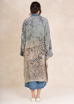 One Hundred Stars Dunes Lange Kimono Grijs