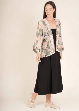 One Hundred Stars Tree Blossom Korte Kimono Roze