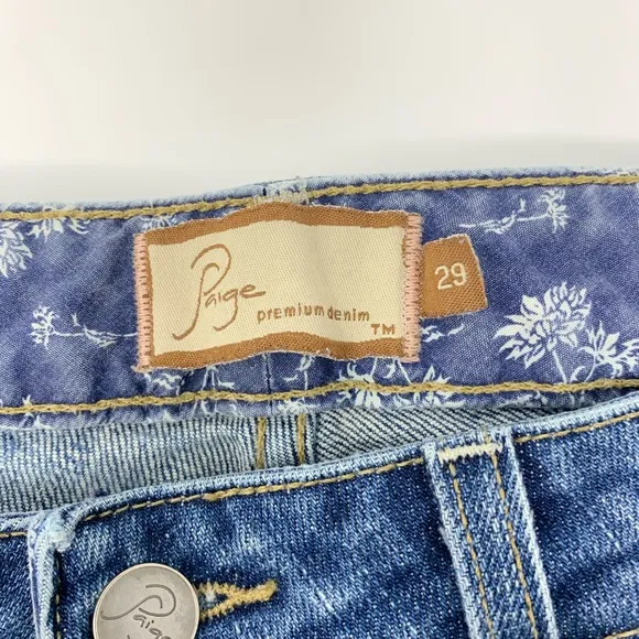 Paige Hollywood Hills distressed/destroyed jeans