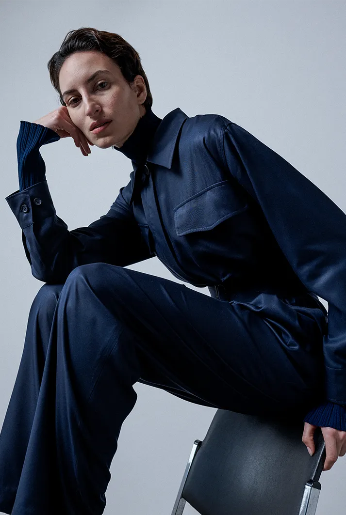 Patch Pocket Belted Jumpsuit