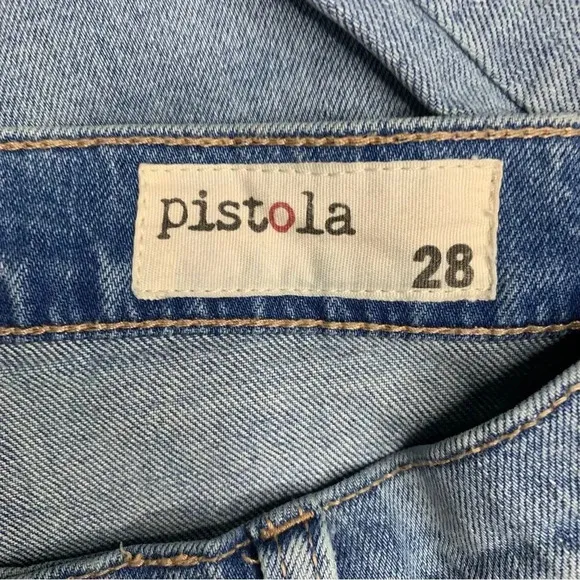 Pistola Nico High-Rise Exposed Zip Skinny Jeans in Lexington Lux