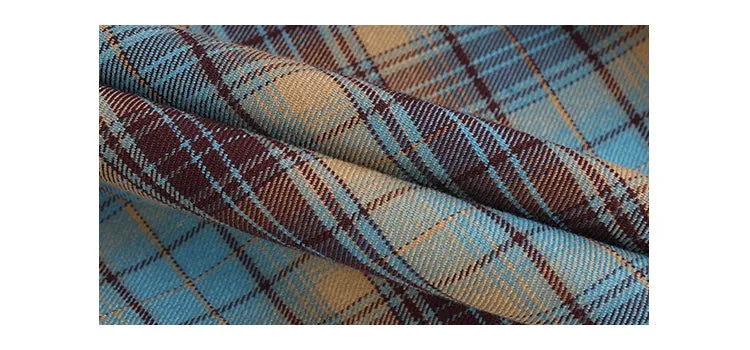 plaid pleated skirt