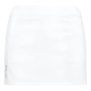 Pleated Aim Skort 15 Inch Ceramic White