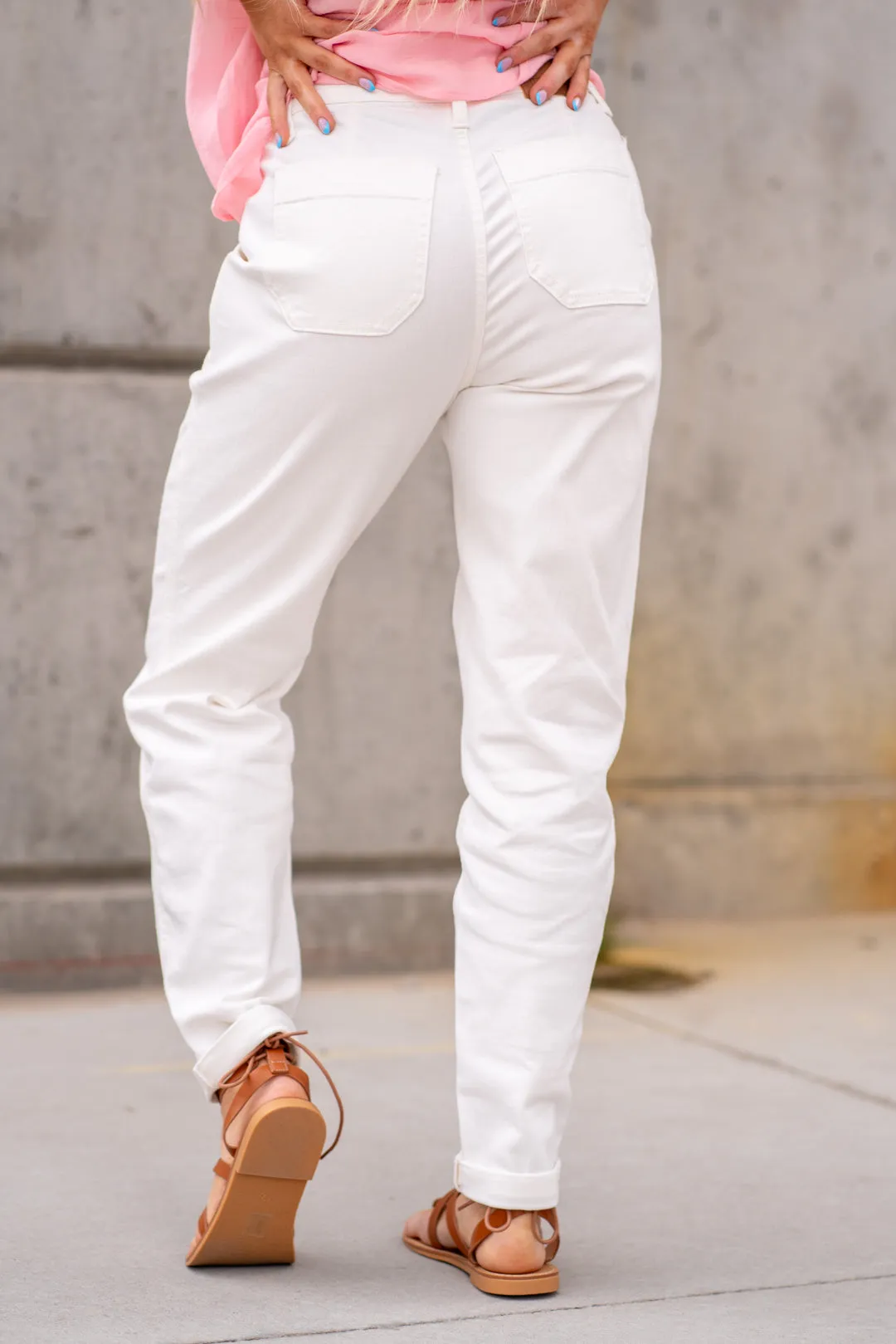 Plus Heather High Rise Cuffed Jogger