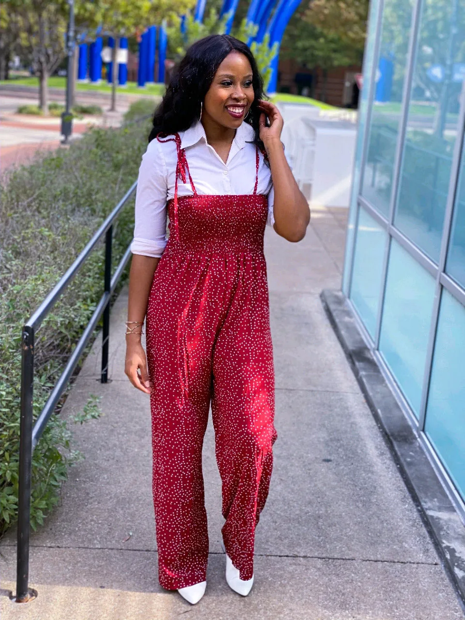 Polka Dot Jumpsuit