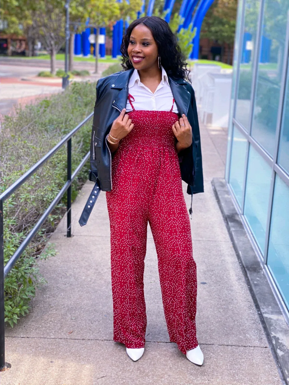 Polka Dot Jumpsuit