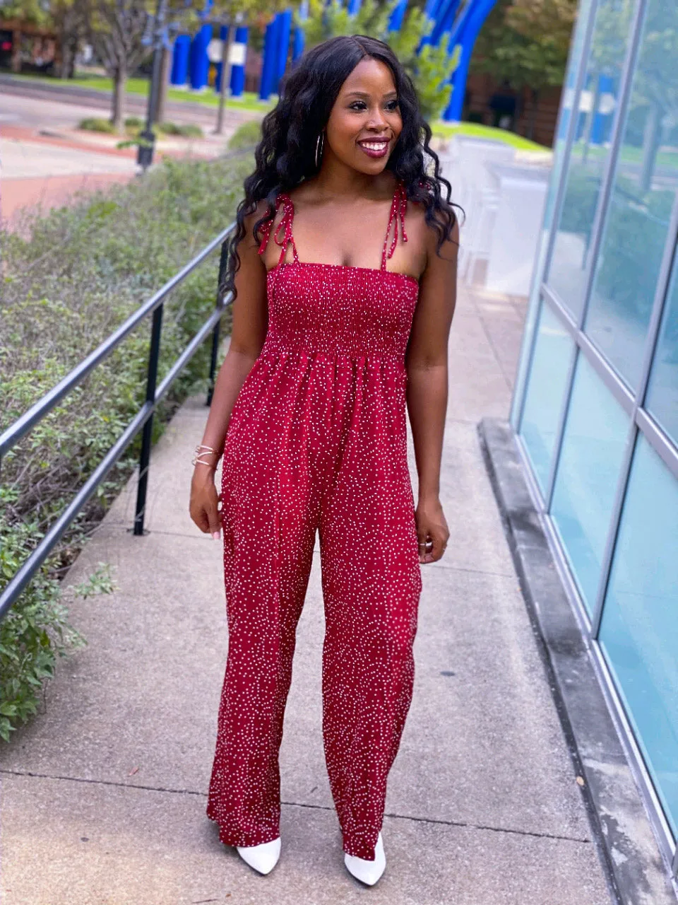Polka Dot Jumpsuit