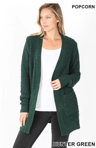 Popcorn Cardigan-3 Colors Available