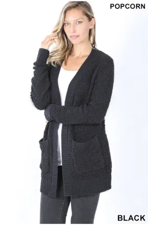 Popcorn Cardigan-3 Colors Available