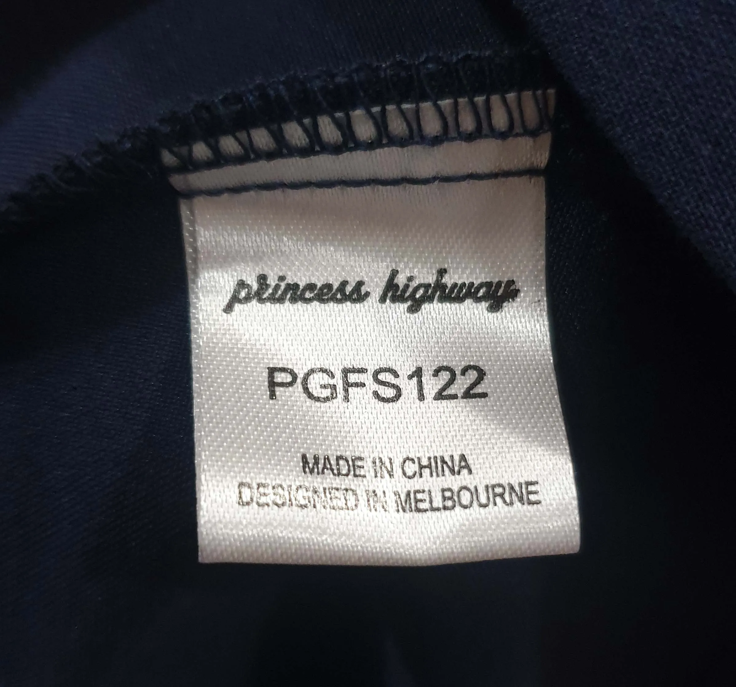 Princess Highway navy Rita pleated mini skirt size 18