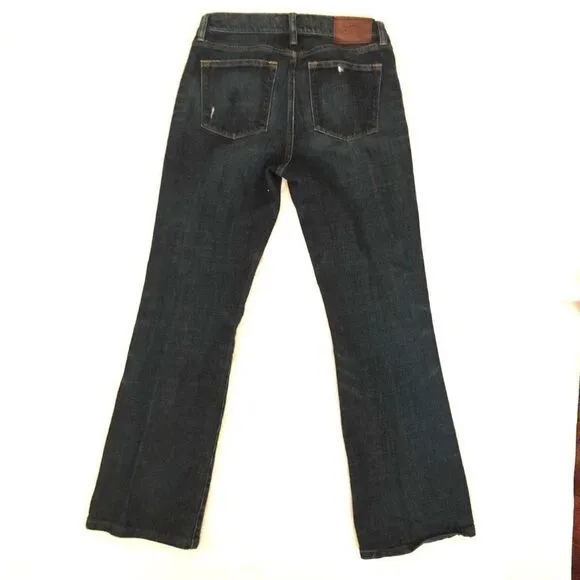 Ralph Lauren Distressed Bootcut Jeans