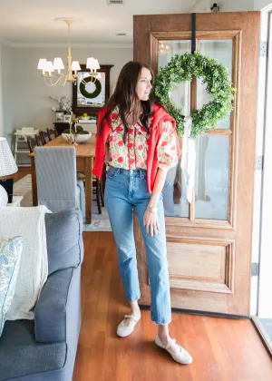 Red Poppy Blouse