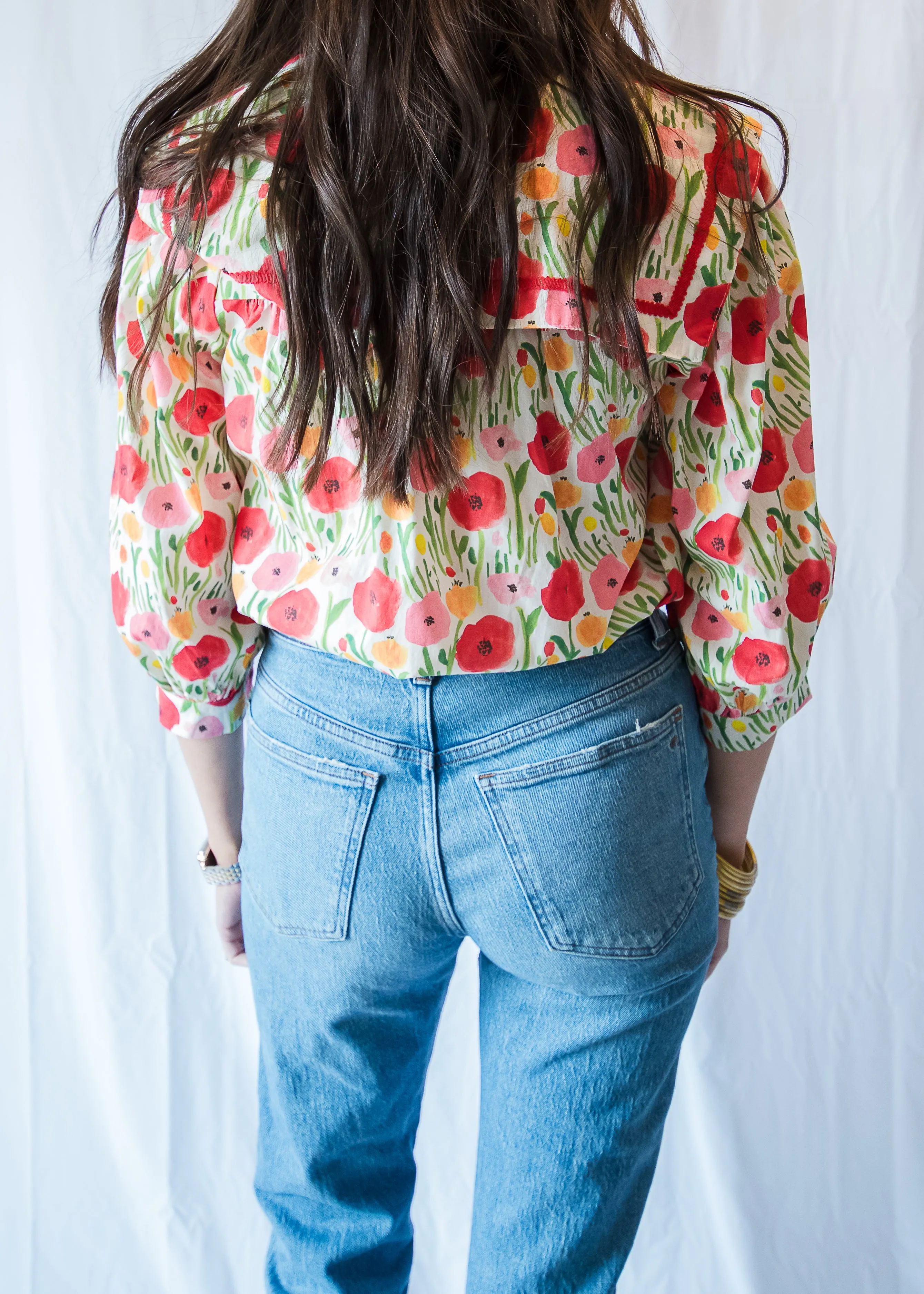 Red Poppy Blouse