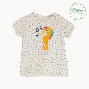 ROCKNESS - Seahorse Applique T Shirt