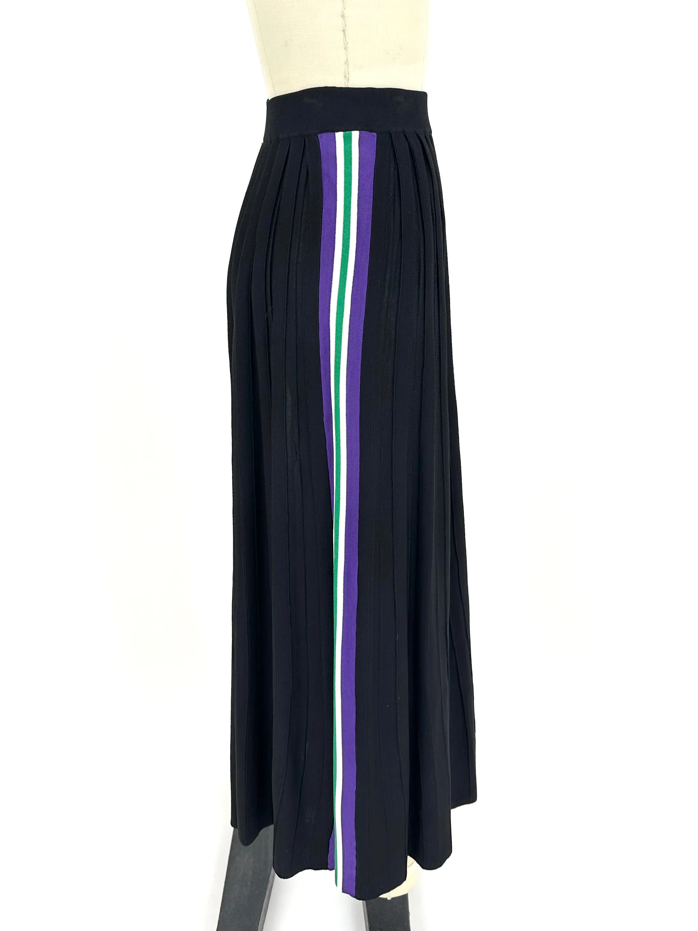 Sandro Pleated Maxi Skirt