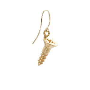 Screw Earring - Gold