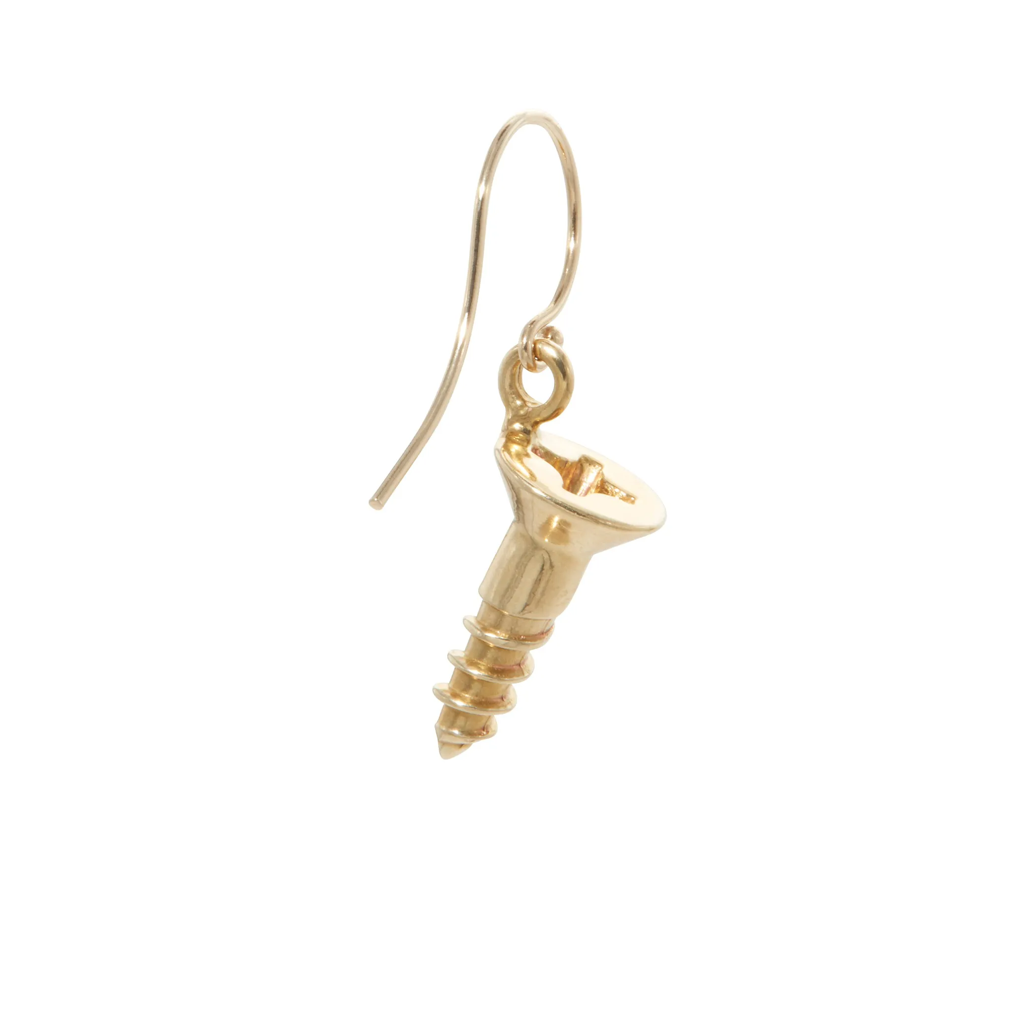 Screw Earring - Gold