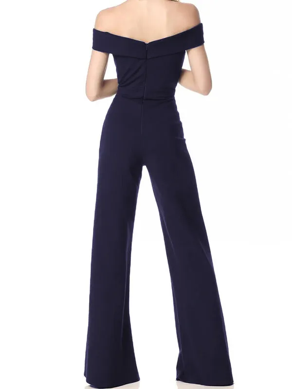 Sexy Word Shoulder Thin Waist Slim Bodysuit