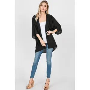 SOLID KIMONO CARDIGAN