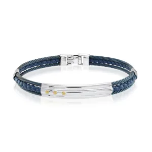 Steel & Leather Bracelet