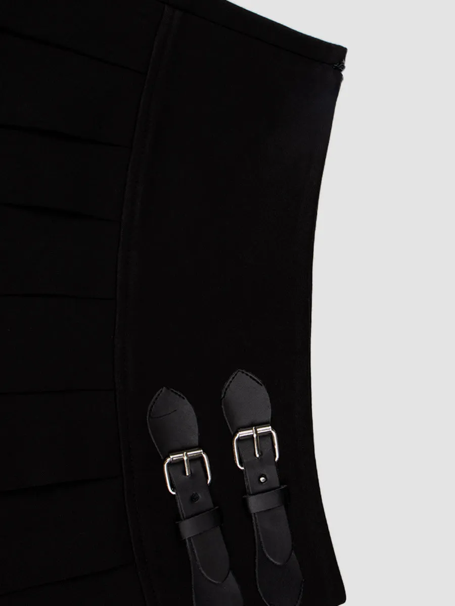 Suit Pleated Skirt