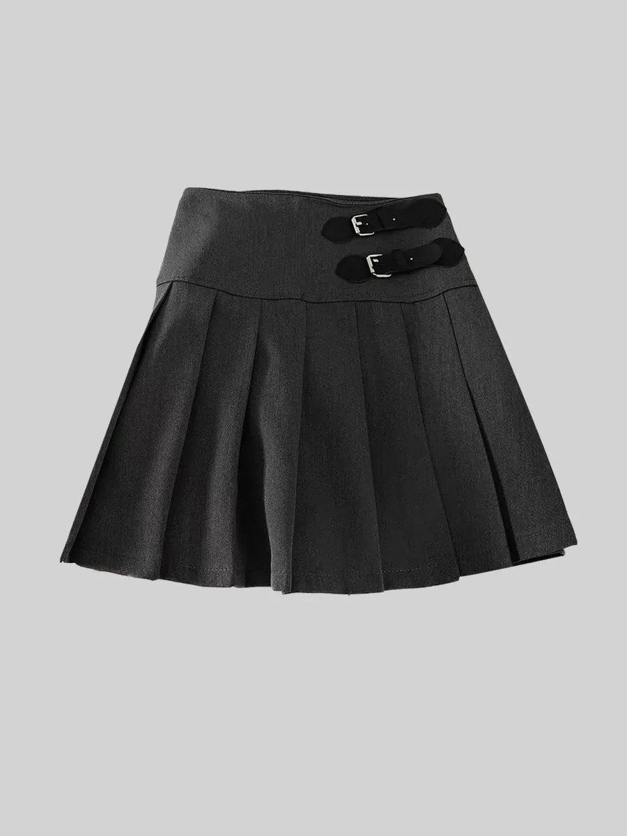 Suit Pleated Skirt