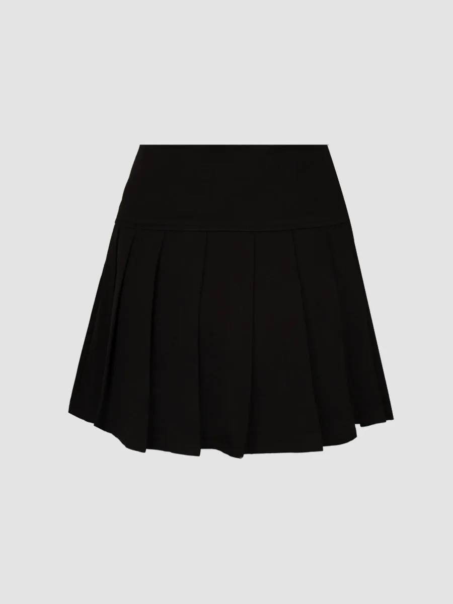 Suit Pleated Skirt