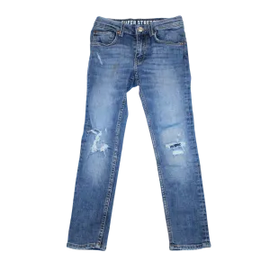 Super Stretch Skinny Distressed Jeans