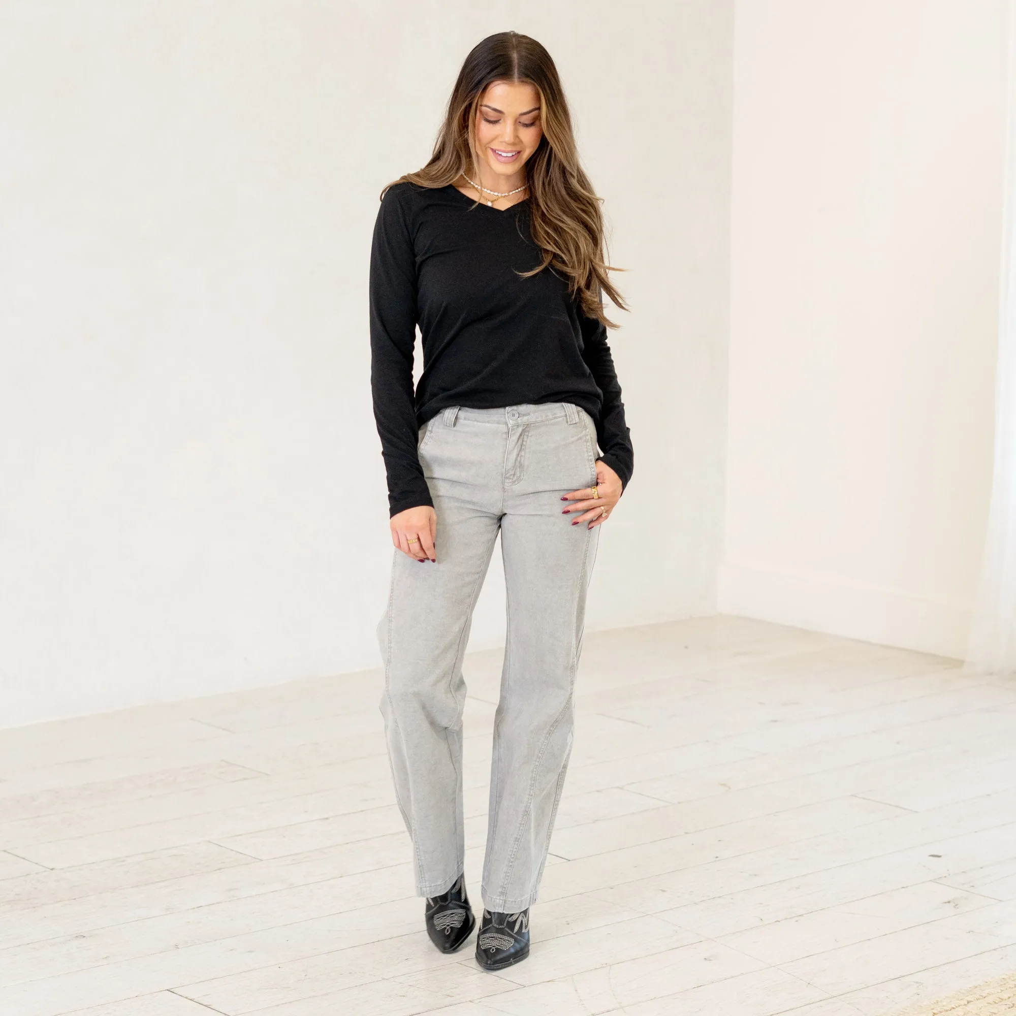 Suzi High Rise Wide Leg