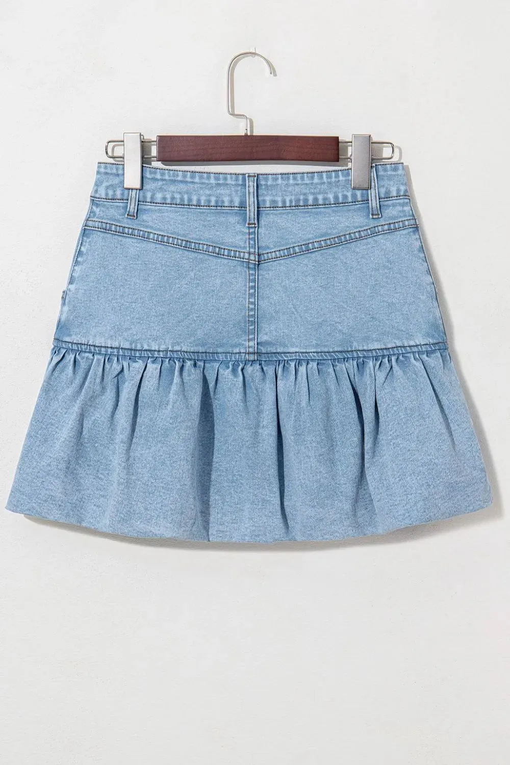 The Dolly Bubble Denim Mini Skirt