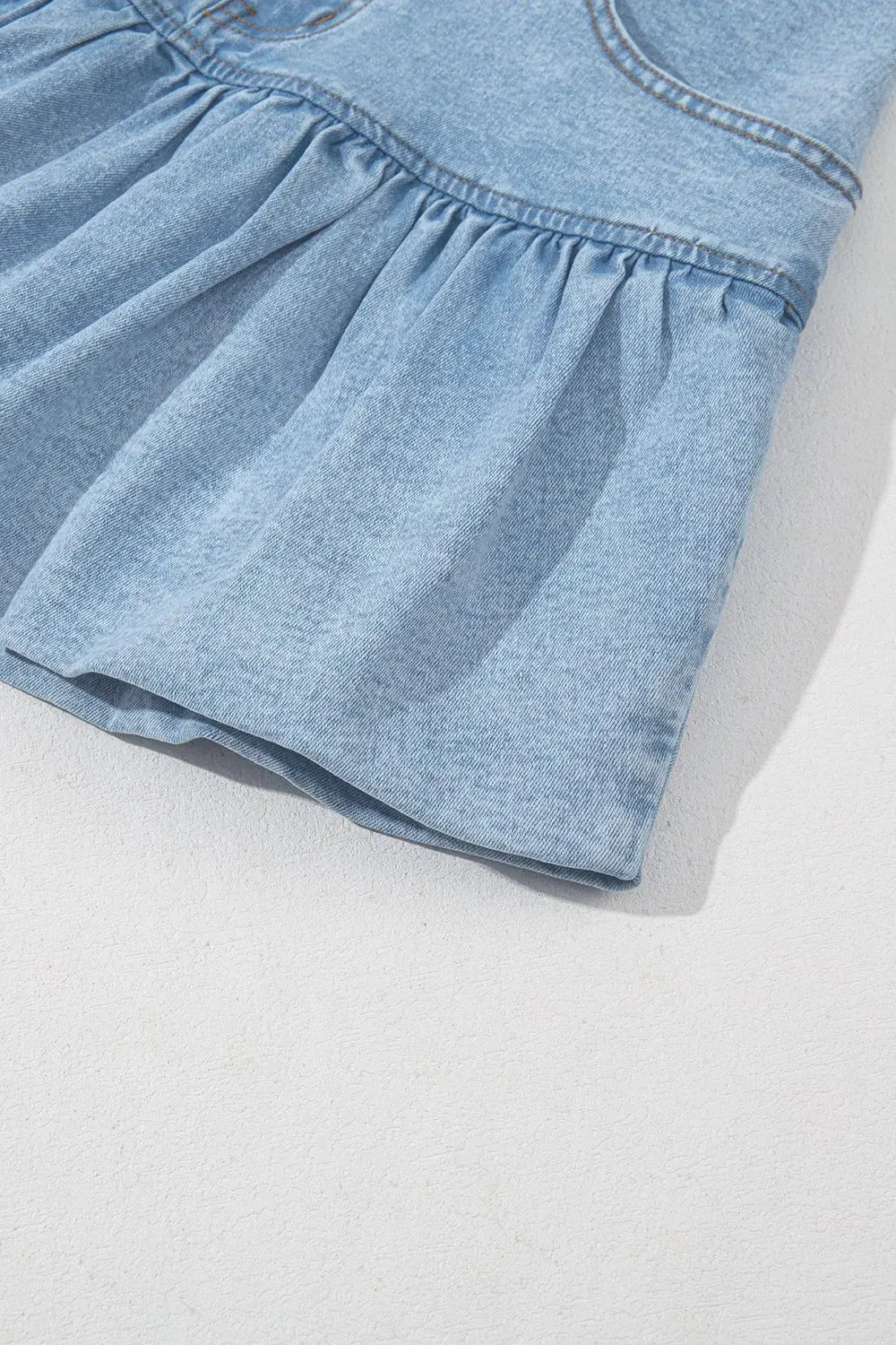 The Dolly Bubble Denim Mini Skirt