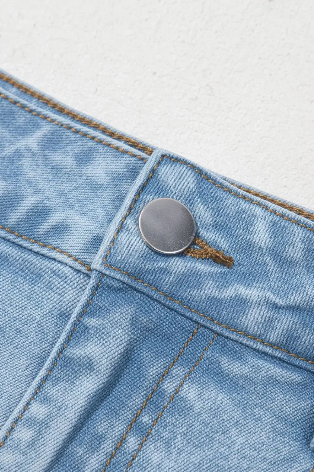 The Dolly Bubble Denim Mini Skirt