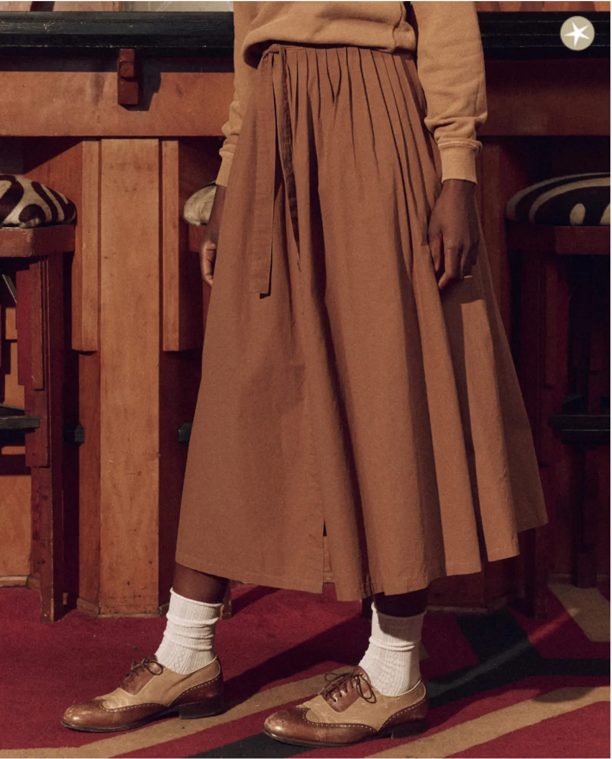 The Treeline Skirt - Suntan