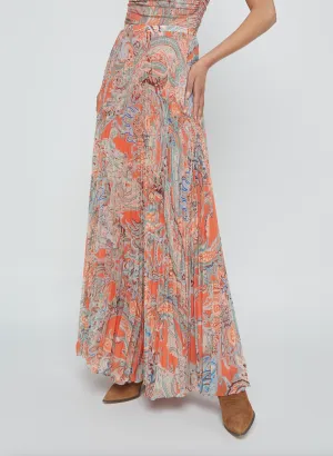 Torin Pleated Maxi Skirt