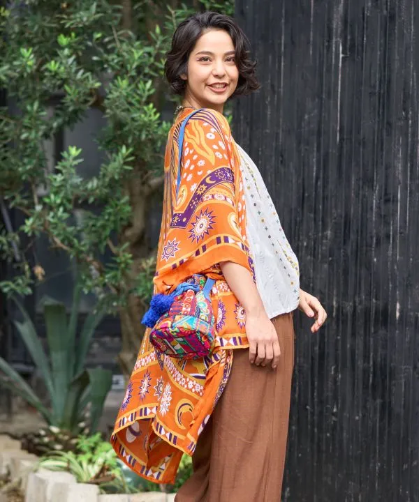 UV Protection Packable Kimono
