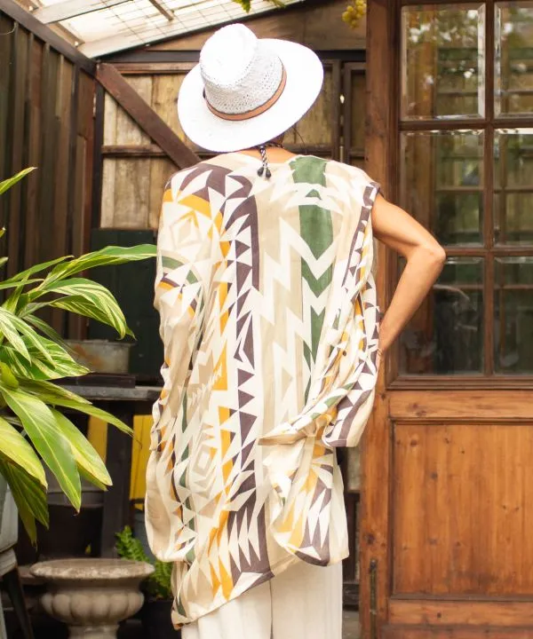 UV Protection Packable Kimono