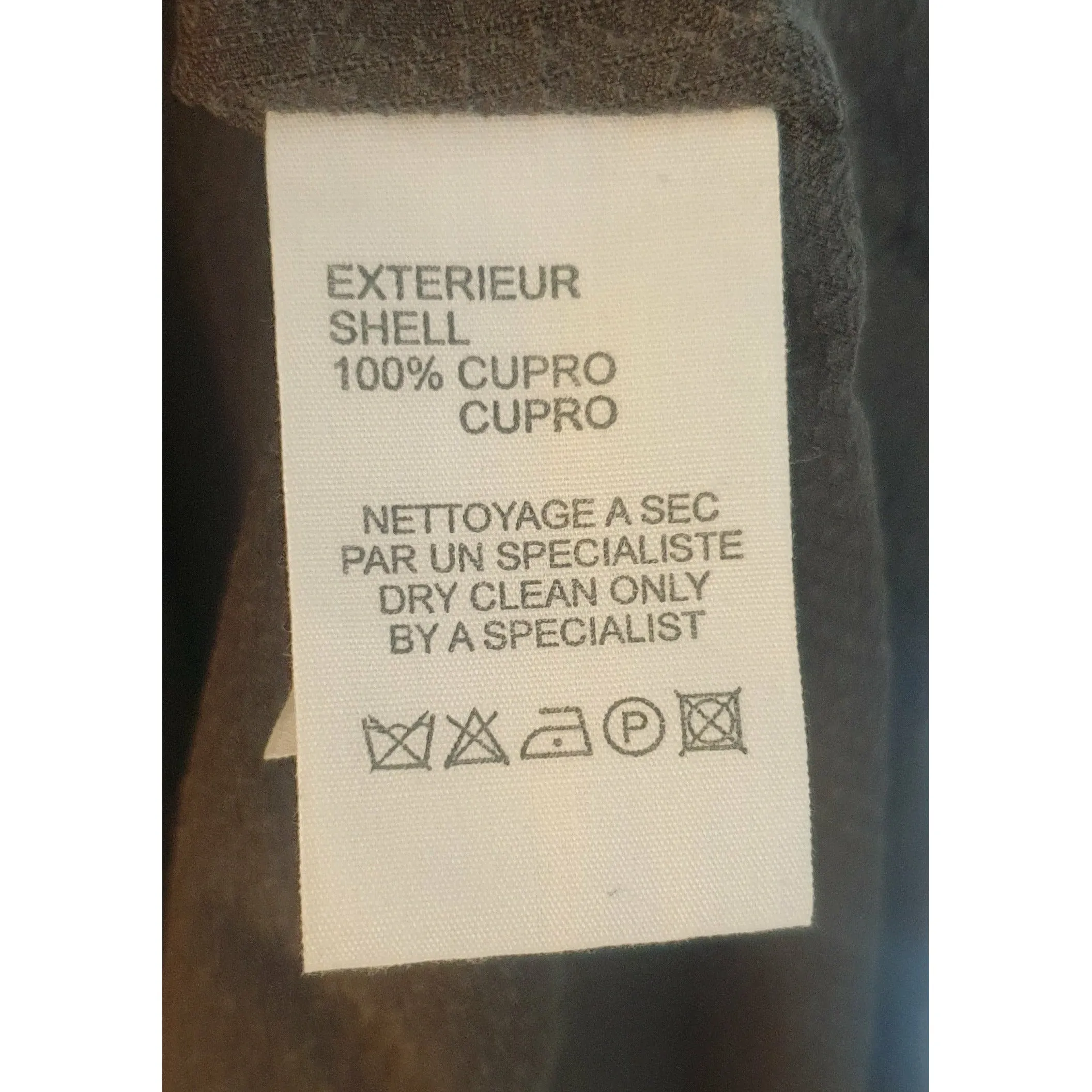 Vanessa Bruno charcoal sleeveless dress size 36 (best fits 8-10)