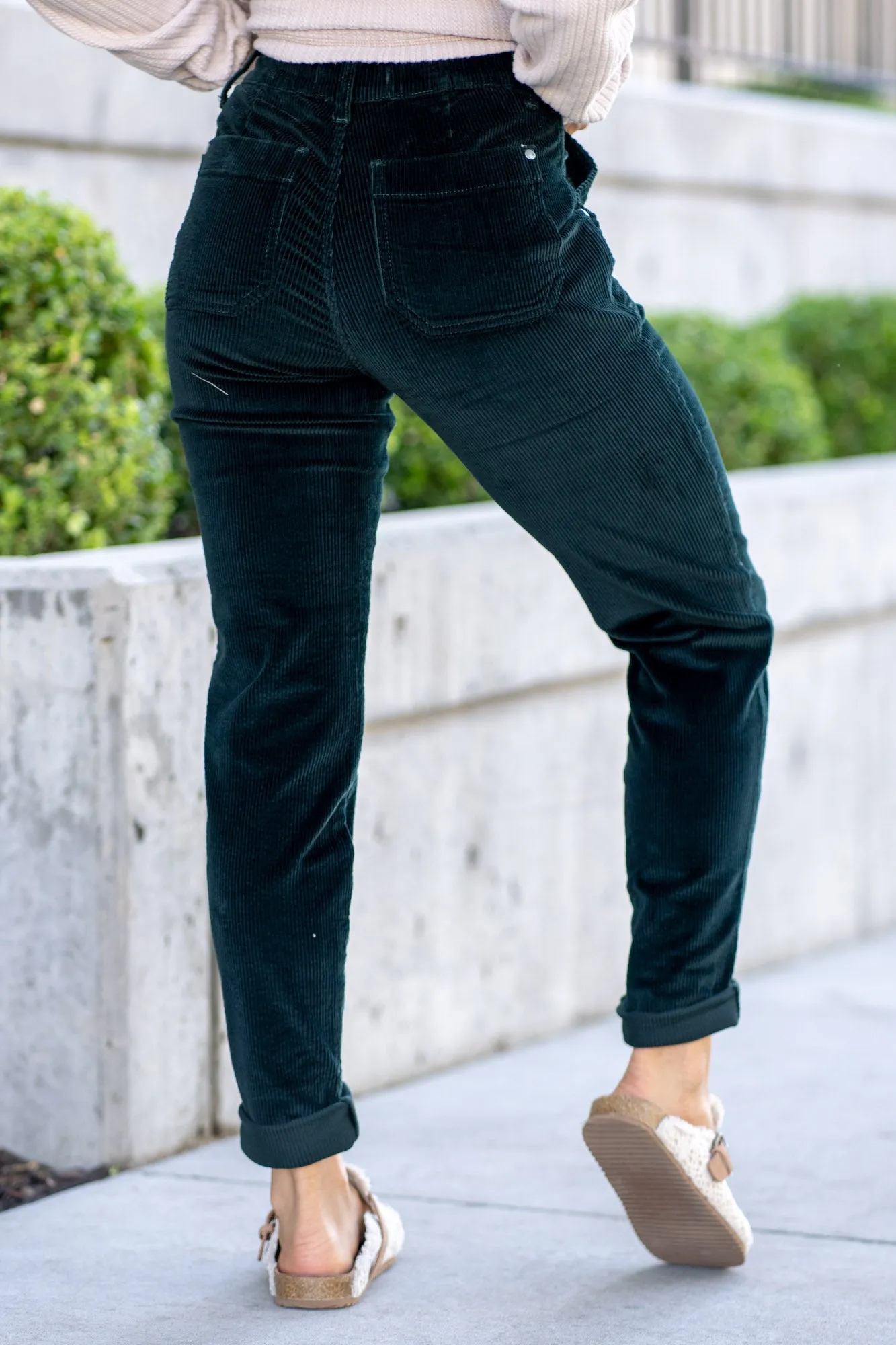 Velvet Eclipse High Rise Corduroy Jogger Regular & Plus Sizes