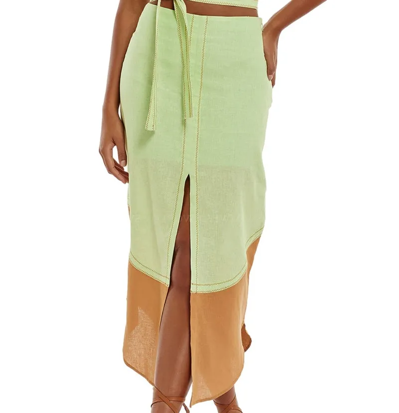 Vera Blouse-Vicky Long Skirt ::RET