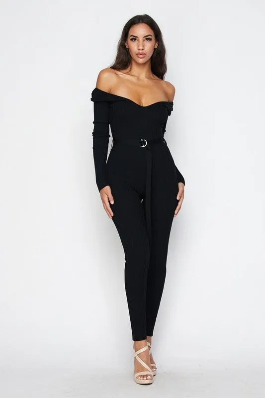 Veronica Deep V Neck Jumpsuit
