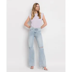 Vervet 90's Vintage Super High Rise Flare Jeans