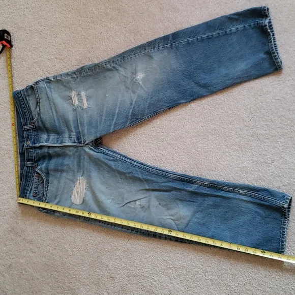 Vintage 80's Levi's 501 button fly jeans 38 waist 32 length 100% cotton Levi