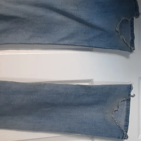 VINTAGE LEVI’S Special Edition Denim distressed Jeans Pants Flared hem Waist 16