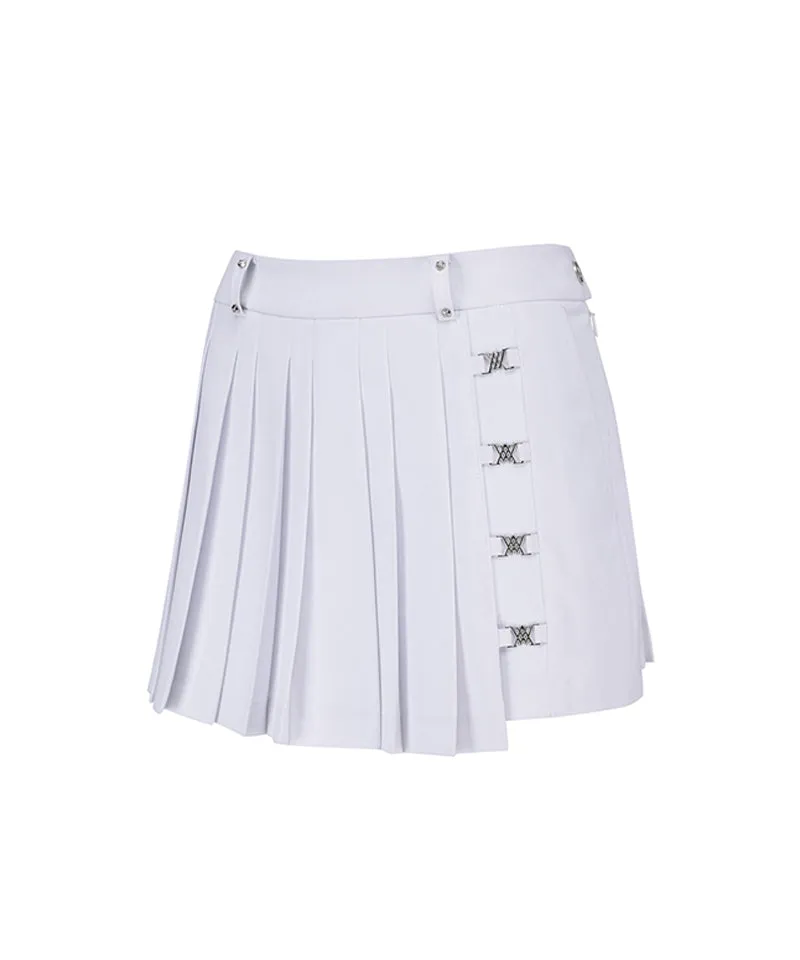 W Lap Pleats HP - White