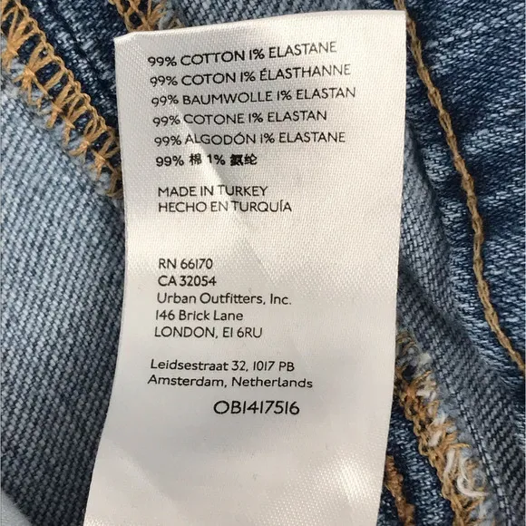 We The Free Carmen Vintage Medium Wash Distressed Flare Jeans 29