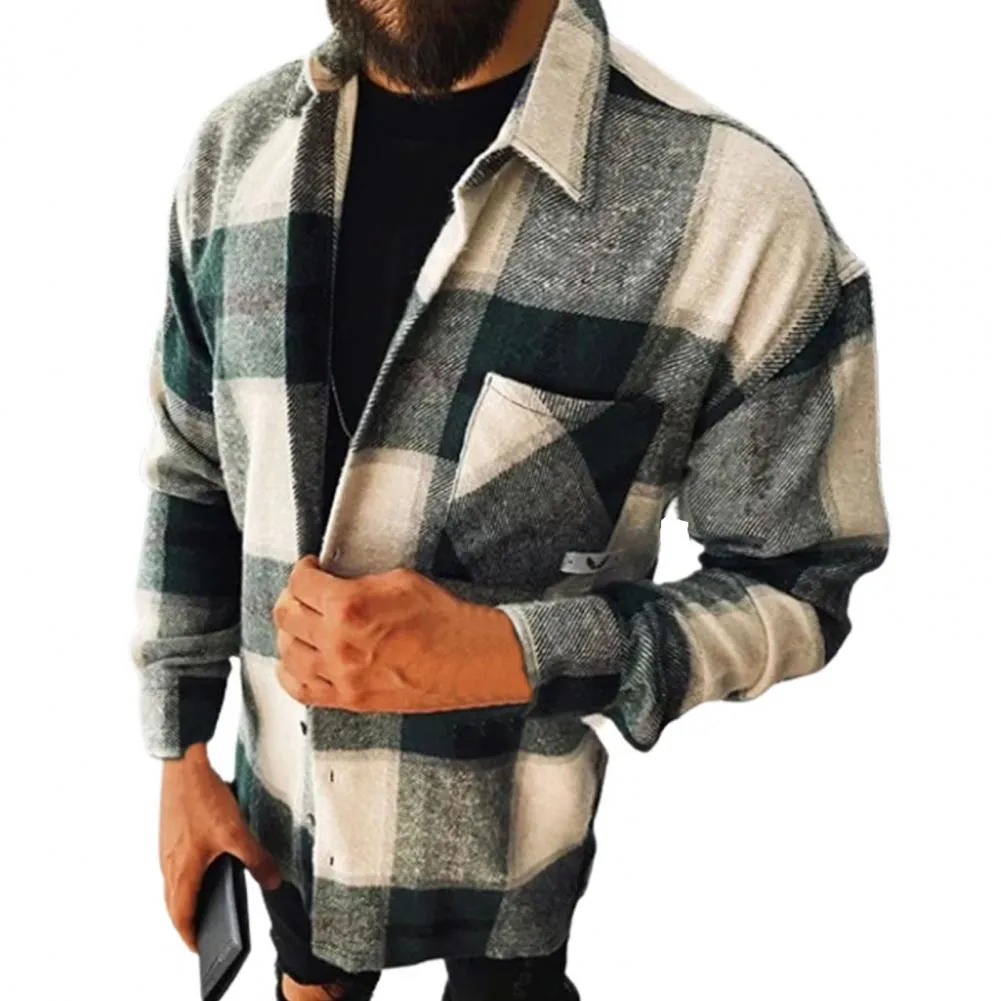West Louis™ Streetwear Outwear Turn-down Collar Cardigan